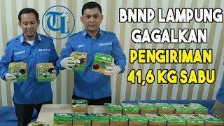 BNNP Lampung Gagalkan Pengiriman 41,6 Kg Sabu Jaringan Aceh Lampung