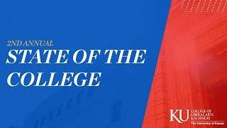 State of the College 2017, Sept. 19 at The Commons, University of Kansas