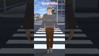 Daiji Sato Young Version ... SAKURA School Simulator #sakuraschoolsimulator #shorts #tiktok