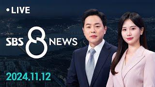 명태균 영장에 "대통령 부부 친분 과시…의원 같은 지위" 적시 外 11/12 (화) / SBS 8뉴스