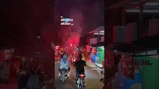 Malam takbiran on the road#cinematic #vario #lebaran #takbiran #happyeidmubarak