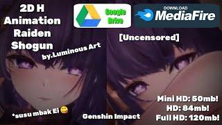 2D animation Raiden Shogun || Genshin Impact || Uncen || by.Luminous Art || Guardian Tales