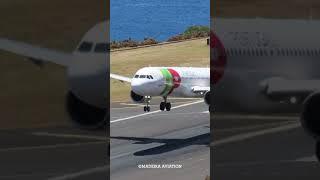 Airbus A321 NEO Go Around at Madeira Airport