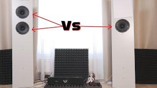 Open Baffle 2 vs 4 PCS Speakers Sound & bass test