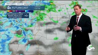 A Change in the Weather is Coming...from Rain and Thunder to Snow Sunday Evening