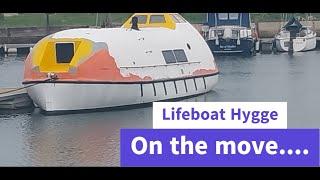 Lifeboat conversion Ep. 72 : Taking Hygge to her Summer mooring.