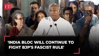 To keep BJP out of power, Kharge says INDIA Bloc will take 'appropriate steps at appropriate time'