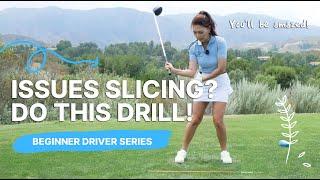 Don't Know Why You Slice? This Drill will Fix Any Swing! [Beginner Driver Series EP5]