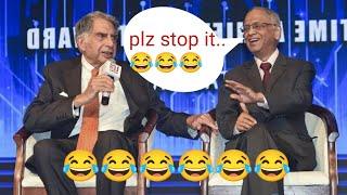 Ratan tata fun with Narayan Murthy | Ratan tata joke | #ratantata #narayanmurthy #Tiemumbaiconclave