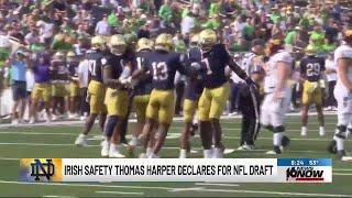 Notre Dame safety Thomas Harper declares for NFL Draft