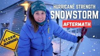 Our strongest SNOWSTORM in years & the AFTERMATH | Svalbard, Longyearbyen