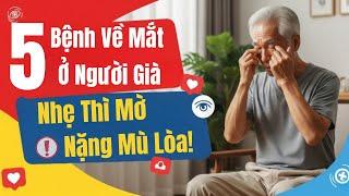 5 Bệnh Mắt Thường Gặp Ở Người Già: Nhẹ Thì Mờ Mắt, Nặng Có Thể Mù Lòa Nếu Bỏ Qua Dấu Hiệu Này