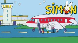 On the plane ️‍️️ Simon travels by plane | Official | Cartoons for Children