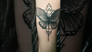 Butterfly tattoo by Kristo Pantera