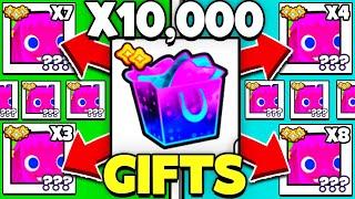 I OPENED x10,001 Rave Gifts In Pet Simulator 99..
