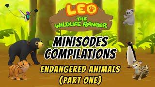 Endangered Animals Minisode Compilation (Part 1/2) - Leo the Wildlife Ranger | Animation | For Kids