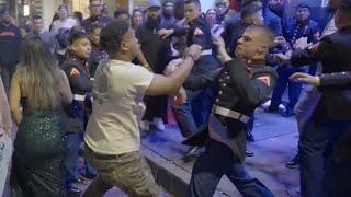 FULL VIDEO: Marines Brawl with civilians on 6th Street Austin TX 11-19-2023 fight