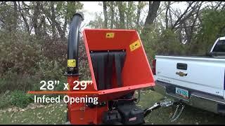 Crary Bear Cat® CH5627 5-Inch Chipper in Action