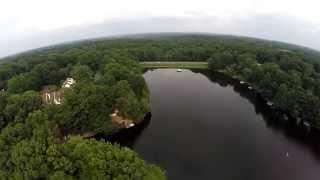 Lake Anne in Reston, VA from DJI Phantom 2