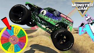 Monster Jam INSANE Racing, Freestyle and High Speed Jumps | BeamNG Drive