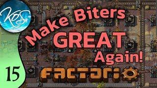 Factorio Ep 15: DYNAMITE BOOM - Make Biters GREAT Again! - Mod, Let's Play, Gameplay