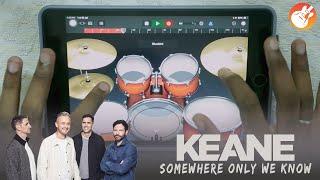 Keane - Somewhere Only We Know (iPad Drum Cover On GarageBand) By Vijay Yadavar