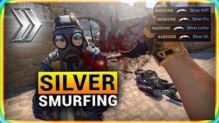 CS:GO SMURFING in SILVER