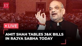 HM Amit Shah tables two Jammu & Kashmir Bills in Rajya Sabha | Parliament Winter Session 2023 | Live