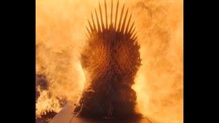 Game of Thrones S08E06 Drogon melts the Iron Throne