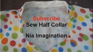 Sew Latest half collar High Neck design easy