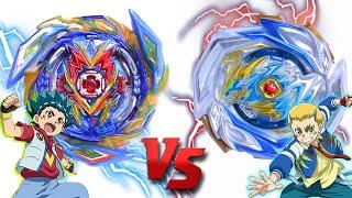 BRAVE VALKYRIE vs IMPERIAL DRAGON | Beyblade Burst Superking Sparking ベイブレードバースト超王
