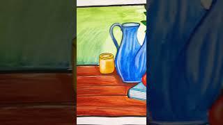 Still life painting with poster colours#shorts #stillart l