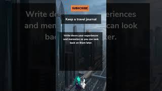Travel fact  "Keep Travel Journal" #shorts #travel