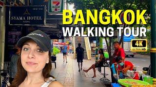 BANGKOK CITY WALK | THAILAND | KHAO SAN ROAD | SUKHUMVIT ROAD | TERMINAL 21 | ORIGINAL SOUNDS | 4K