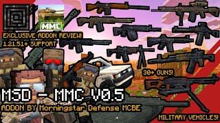 Morningstar MilSim Community Addon! Military Gun Addon for Minecraft Bedrock PE | Creator Crafter321