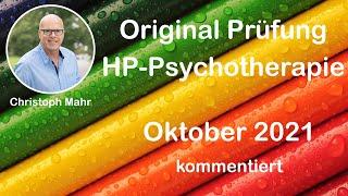 Prüfungsfragen Heilpraktiker Psychotherapie Herbst 2021 Originalprüfung erklärt