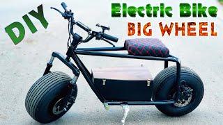 Build a Electric Bike Big Wheel 60v 1500W 55km/h At Home