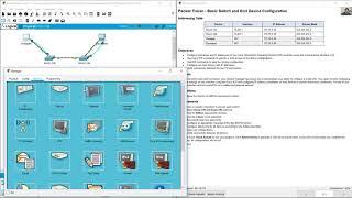 2.9.1 Packet Tracer - Basic Switch and End Device Configuration