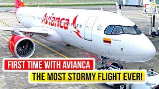 TRIP REPORT | Massive Storms and One Hurricane! | AVIANCA A320Neo Business | New York to Bogota