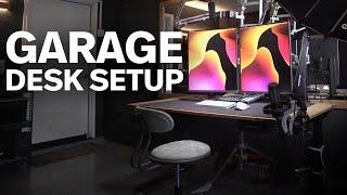 How I Setup My Desk in the Garage