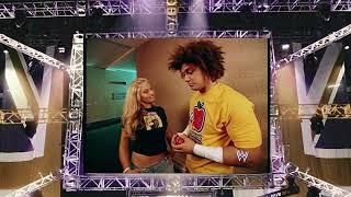 Trish Stratus & Carlito Flirt Backstage But They Don't Speak The Same Language