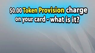 What's Token Provision St Louis MO charge on your credit card? Is it a legit transaction?