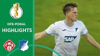 Entscheidung durch Elfmeter | Würzburger Kickers - TSG Hoffenheim 3:5 | Highlights | DFB-Pokal