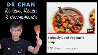 Plant-Strong Vegetables Soup Recipe - Dr Chan Reviews, Reacts & Recommends