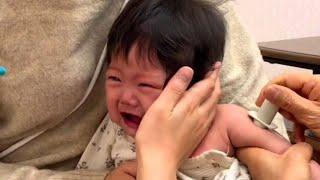 baby funny crying || baby funny vs doctor 001