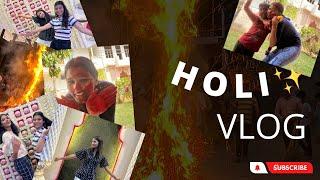 Holi Vlog|| Holi get together 🫶