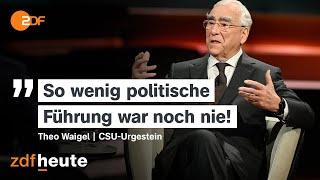 CSU-Urgestein Waigel kritisiert Scholz' Mangel an Führung | Markus Lanz vom 11. Dezember 2024