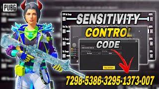 New Best Sensitivity Settings for pubg Mobile in 2024 || sensitivity and control codesnew  update