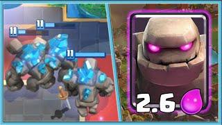  АХАХАХА, ГОЛЕМ ЗА 2.6 ЭЛИКСИРА - ЭТО ИМБА / Clash Royale