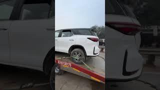 Our Fortuner Legender on Flatbed  even before Delivery !  #automobile #arunpanwarx #fortuner